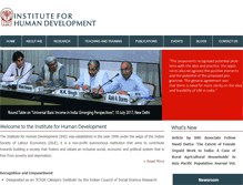 Tablet Screenshot of ihdindia.org